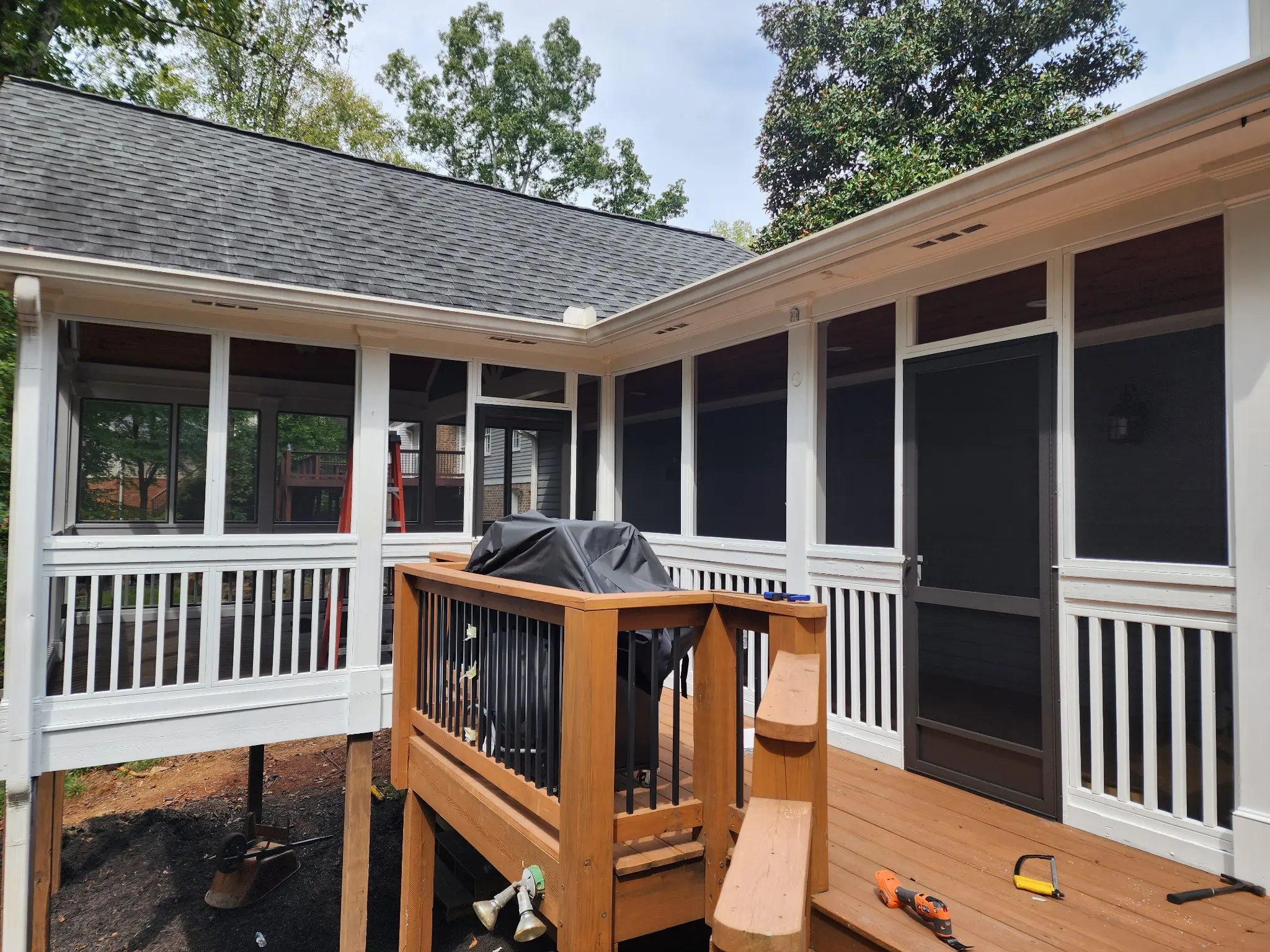 Custom Decks with Screen Porches - Wood Porch